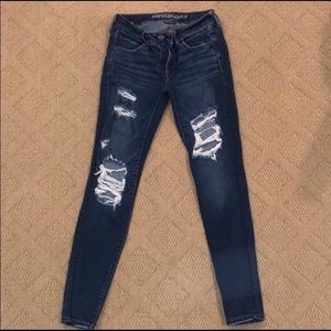 American eagle ripped jeans